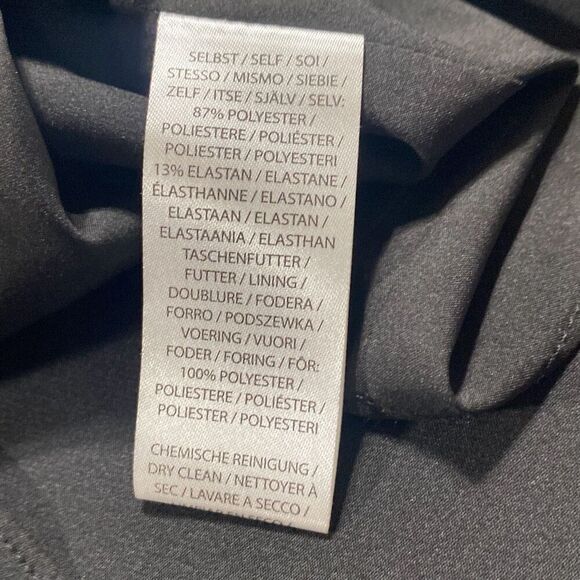 MILLY Preston Cady Asymmetric Halter Top Dressy Black Small NWOT - Picture 13 of 14